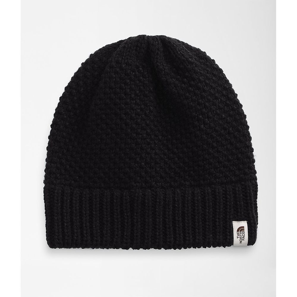 The North Face Beanies Womens Australia - The North Face Purrl Stitch Black (AKG-861942)